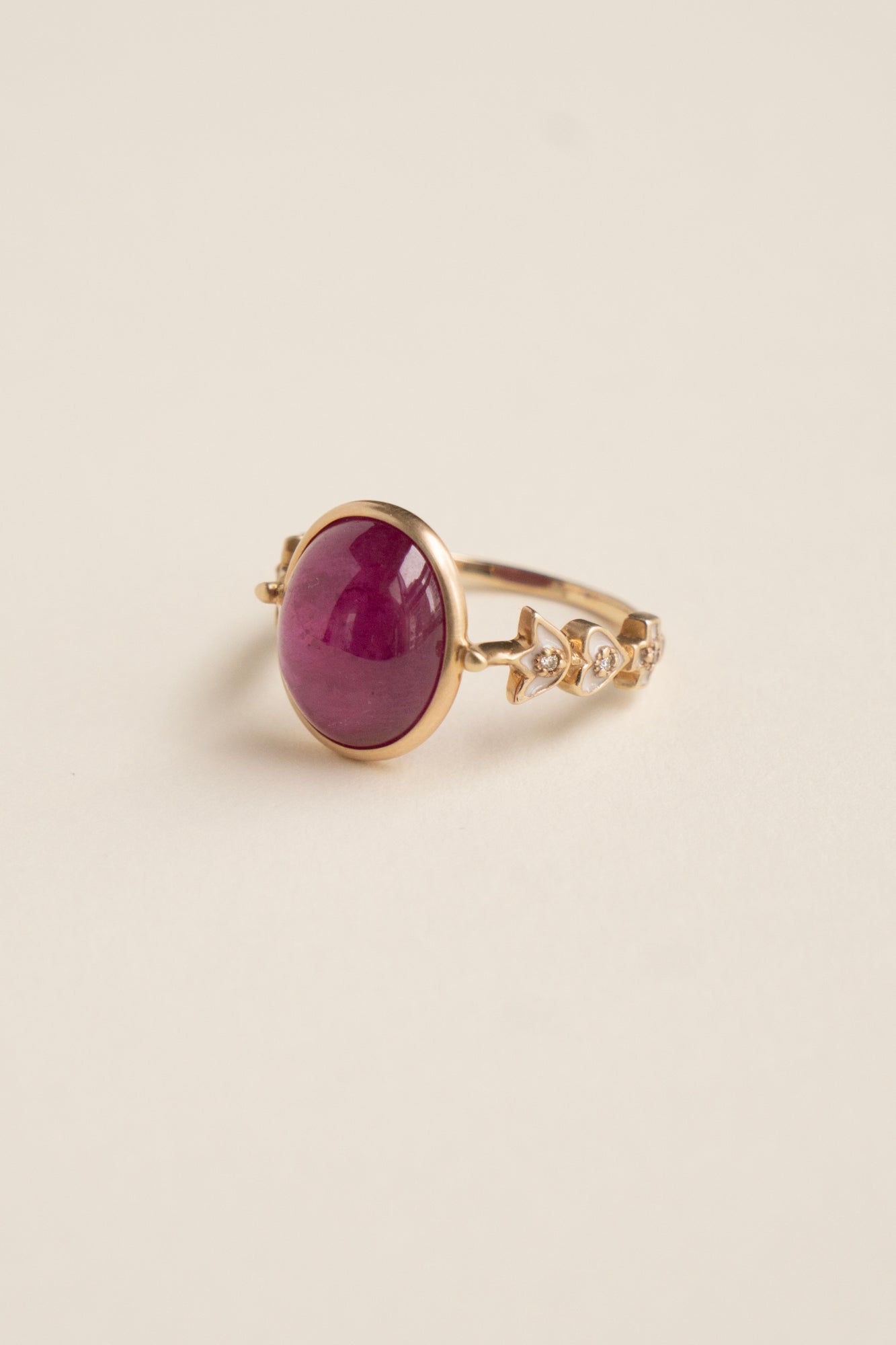 bohem Crown collection Ruby Ring /K10