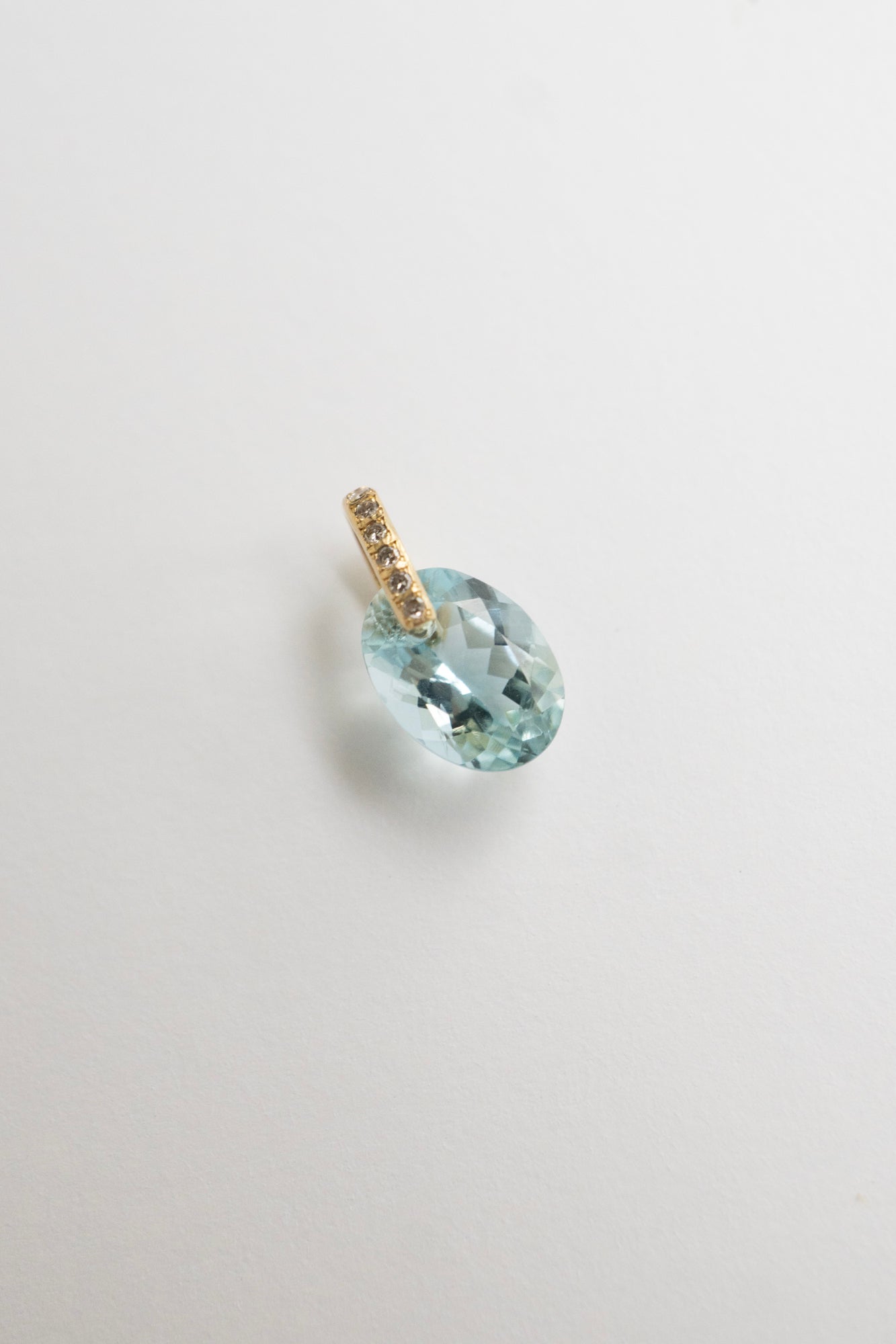 MONAKA jewellery Hibiki Aquamarine Pendant Charm Top /K18