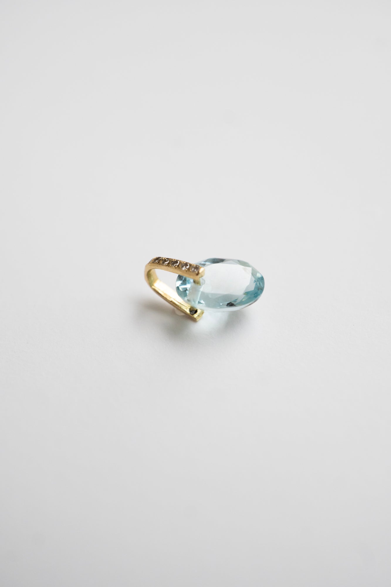 MONAKA jewellery Hibiki Aquamarine Pendant Charm Top /K18