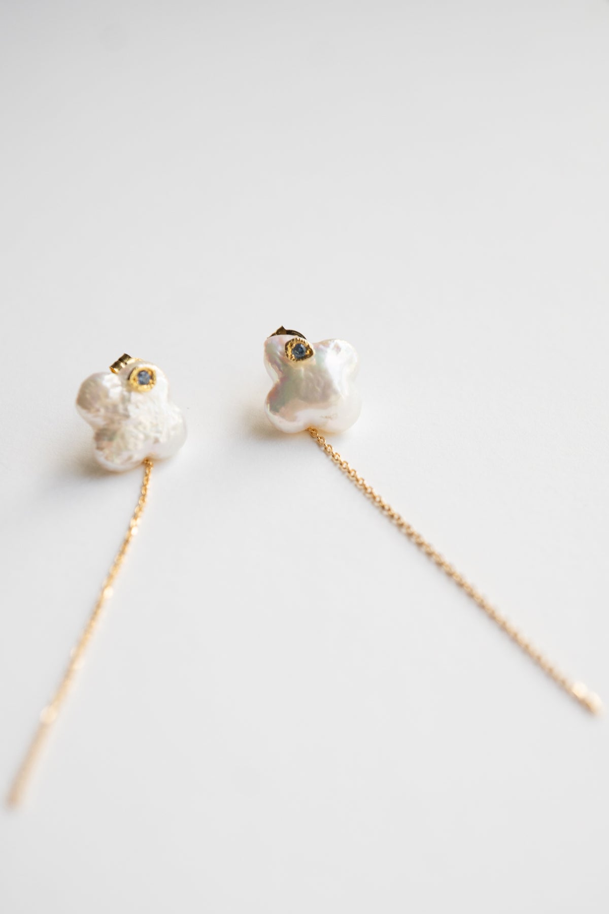 MONAKA jewellery flat Keshi Pearl Pierce /K18
