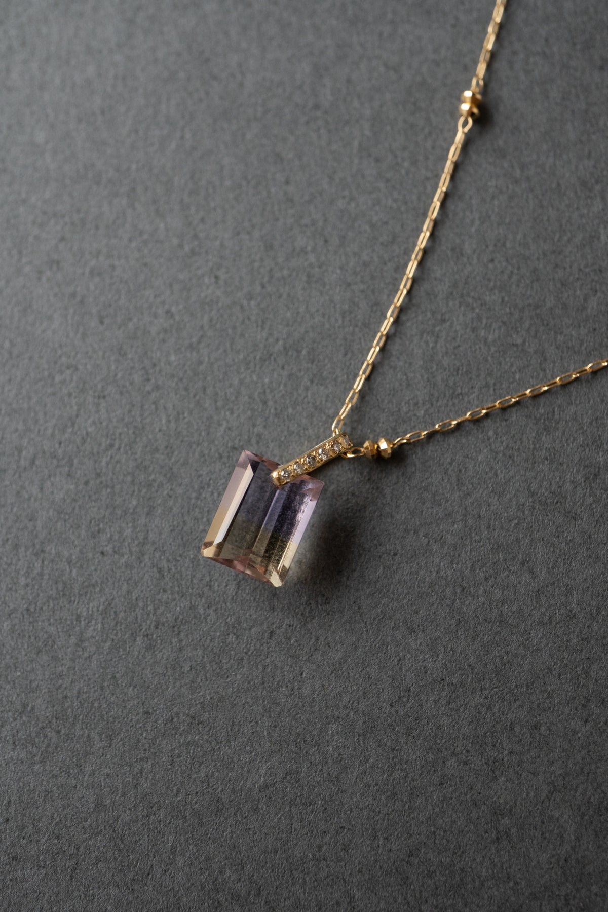MONAKA jewellery Hibiki Ametrine Pendant Charm Top /K18