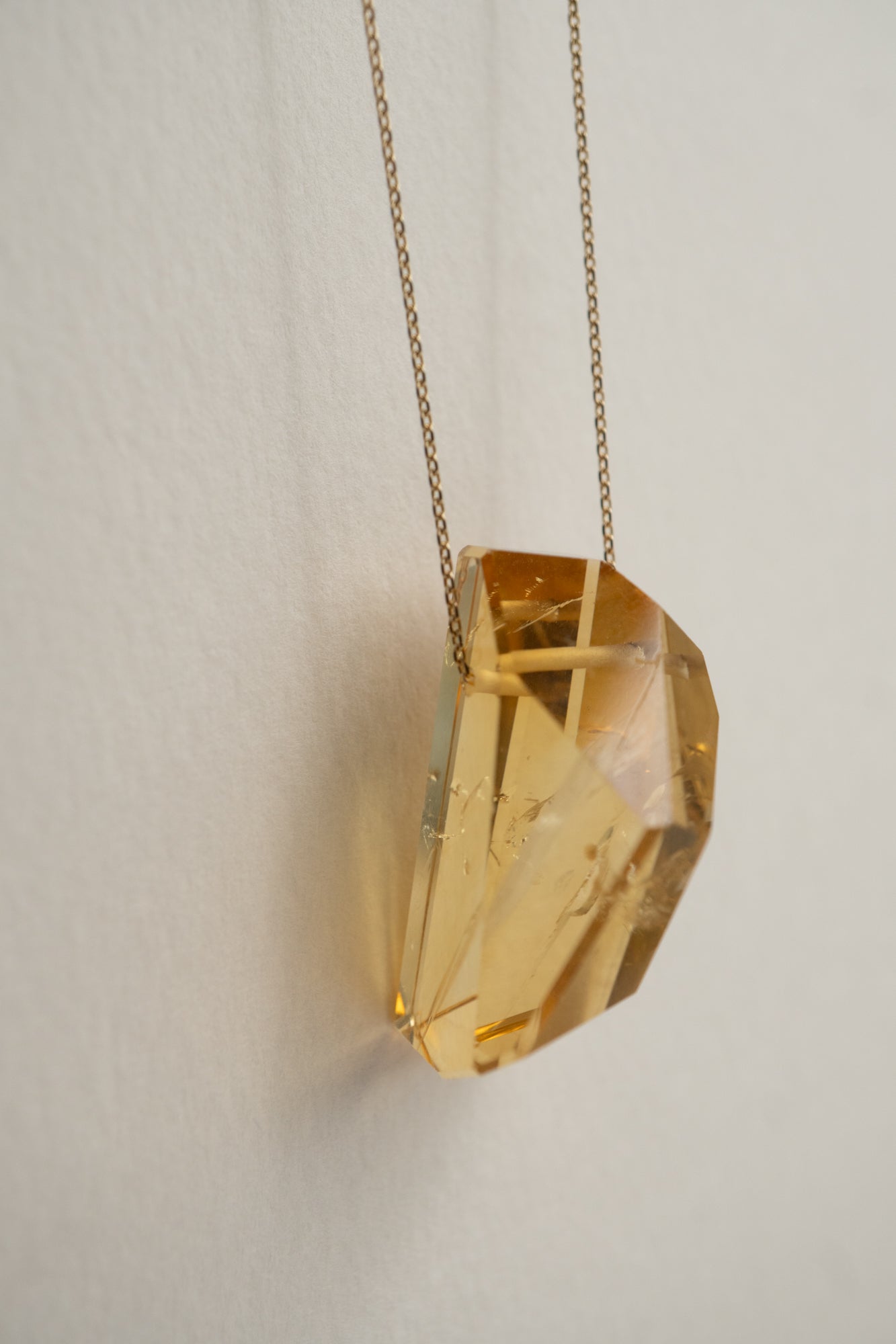 MONAKAjewellery Citrine Rock Necklace /K10