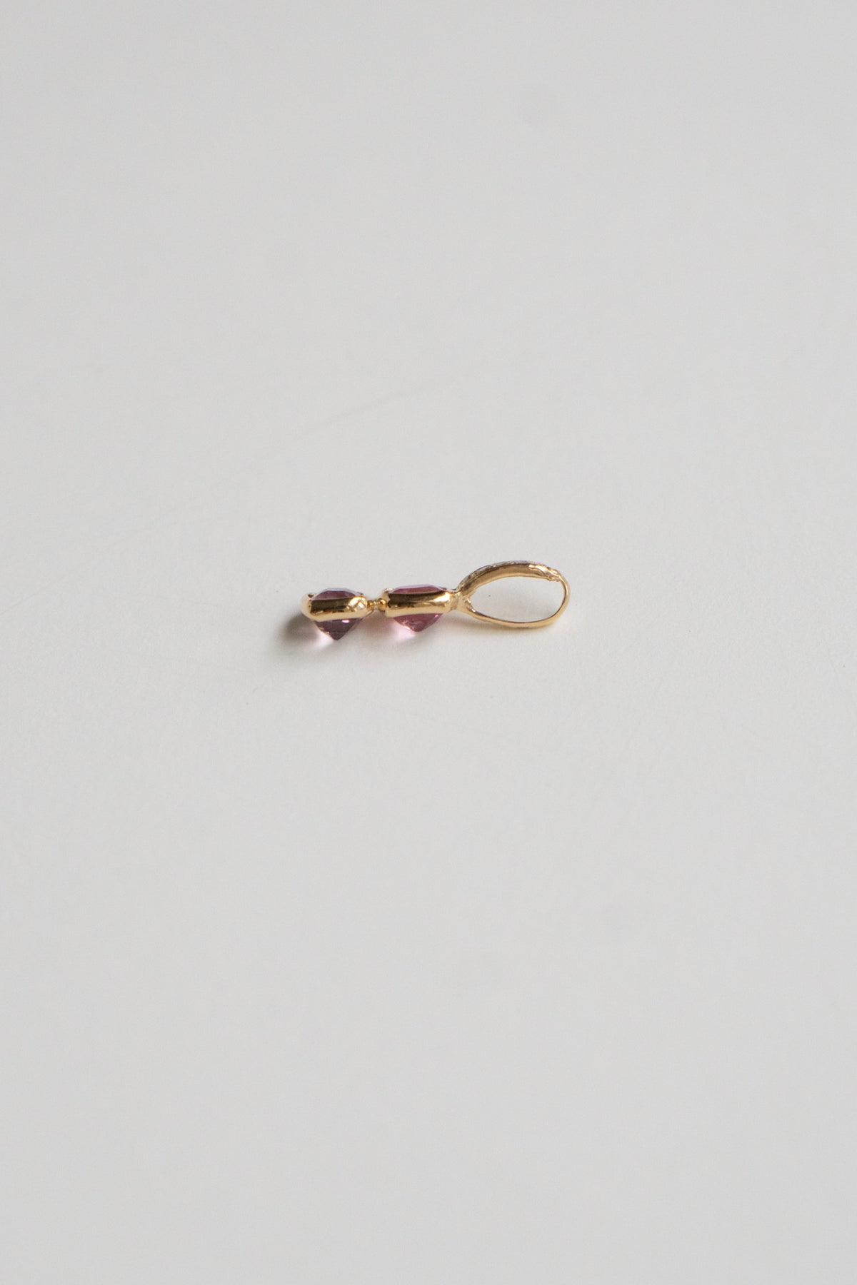 bohem Tiny Charm Top Pink Spinel /K18