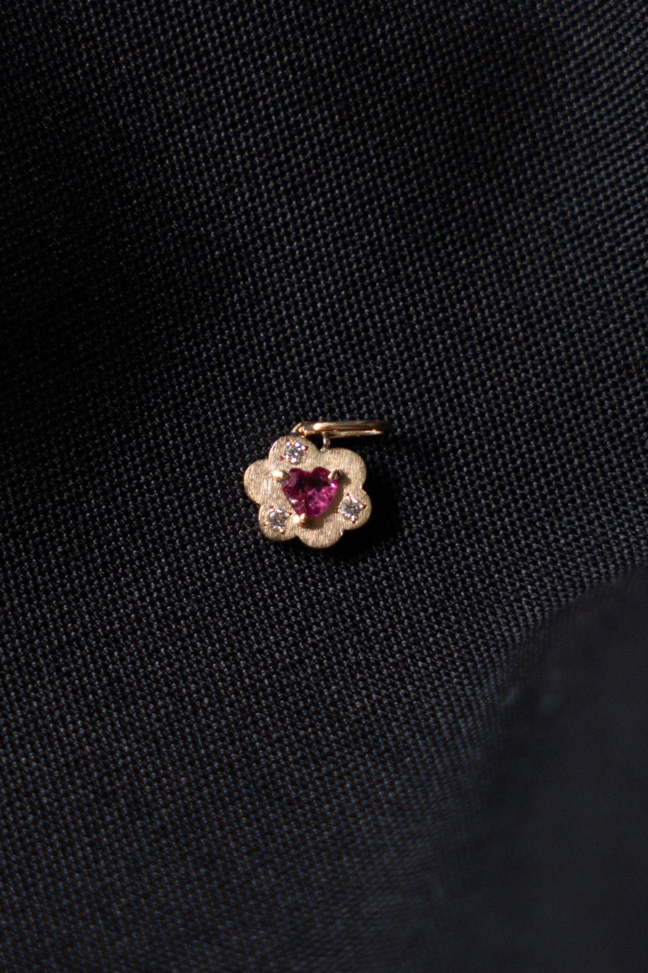 bohem Cotton Flower Charm Top ボヘム フラワーハートルベライト
