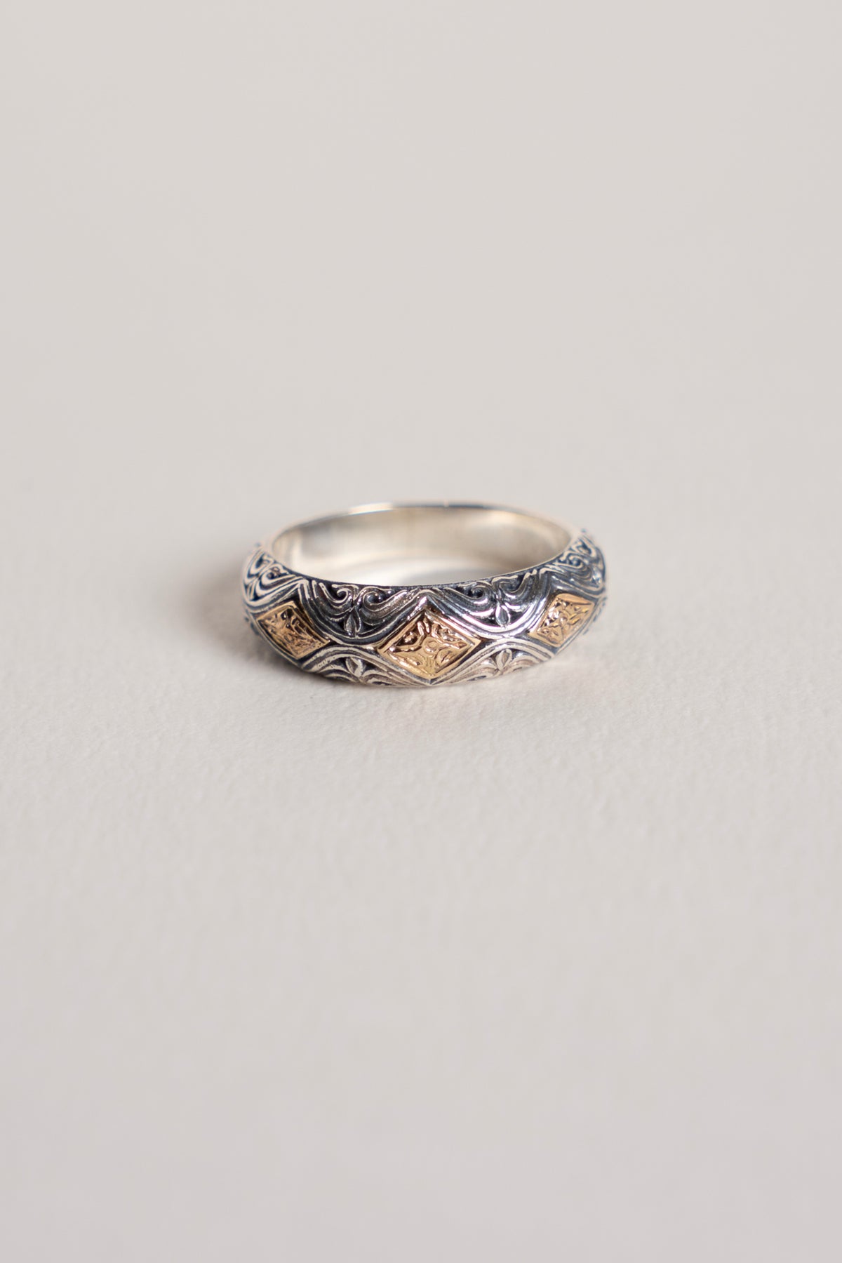 GEROCHRISTO Aretousa Ring /Silver&K18