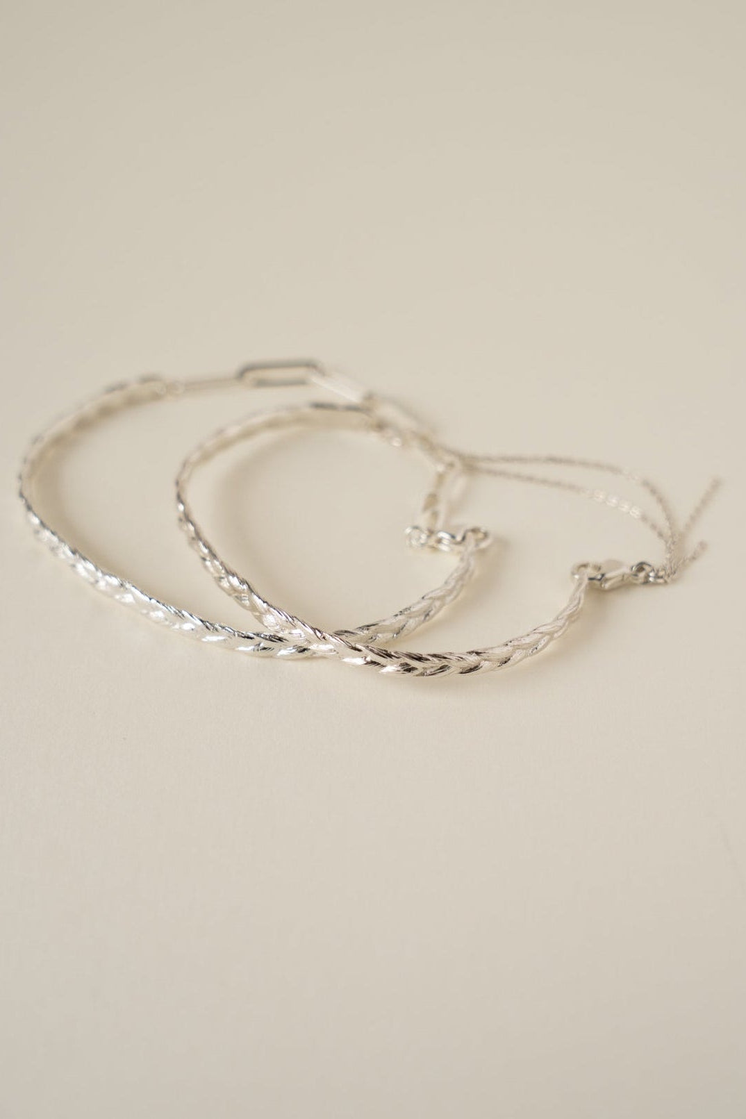 bohem Braid collection Bracelet /Silver