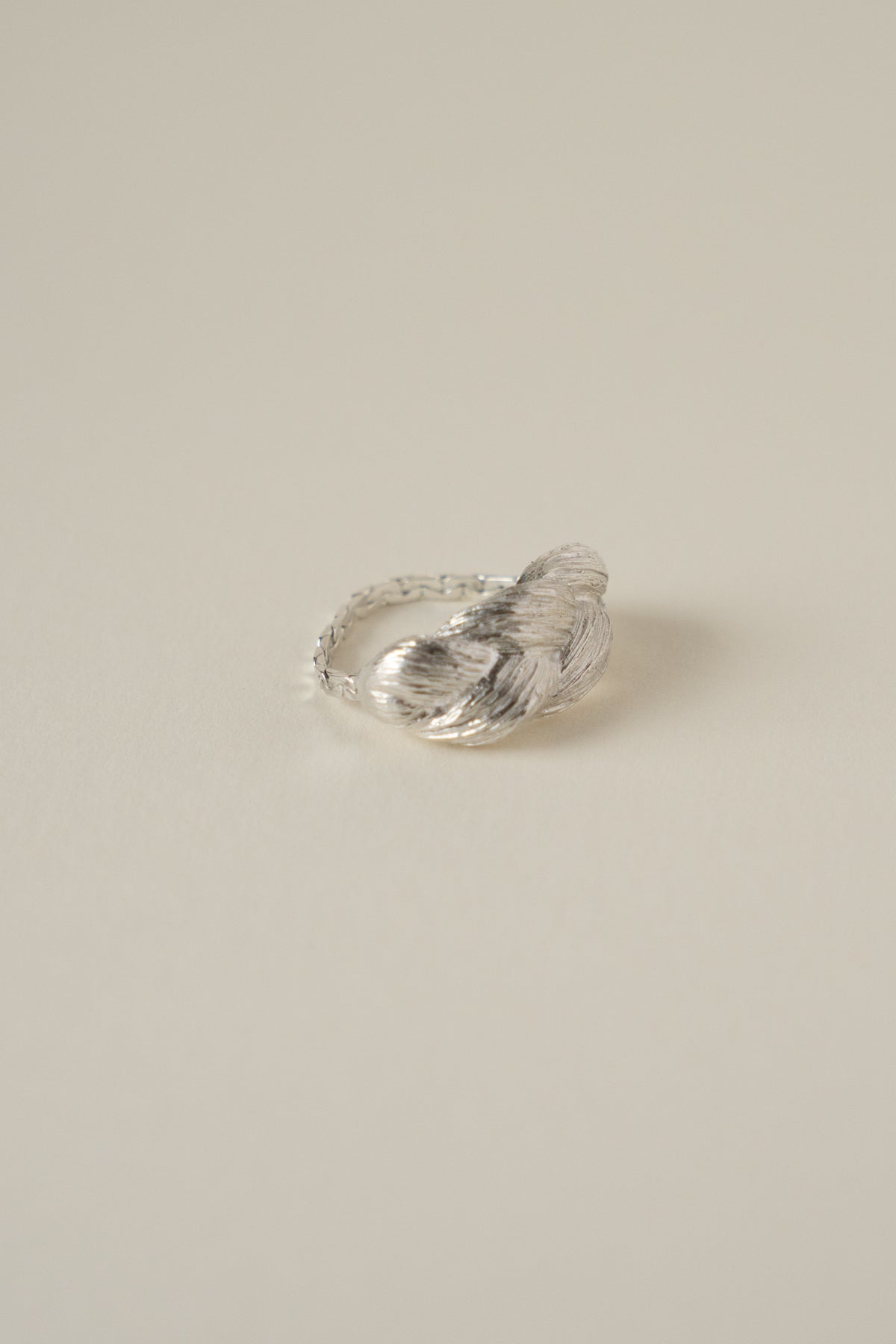 bohem Braid Collection Big Ring /Silver