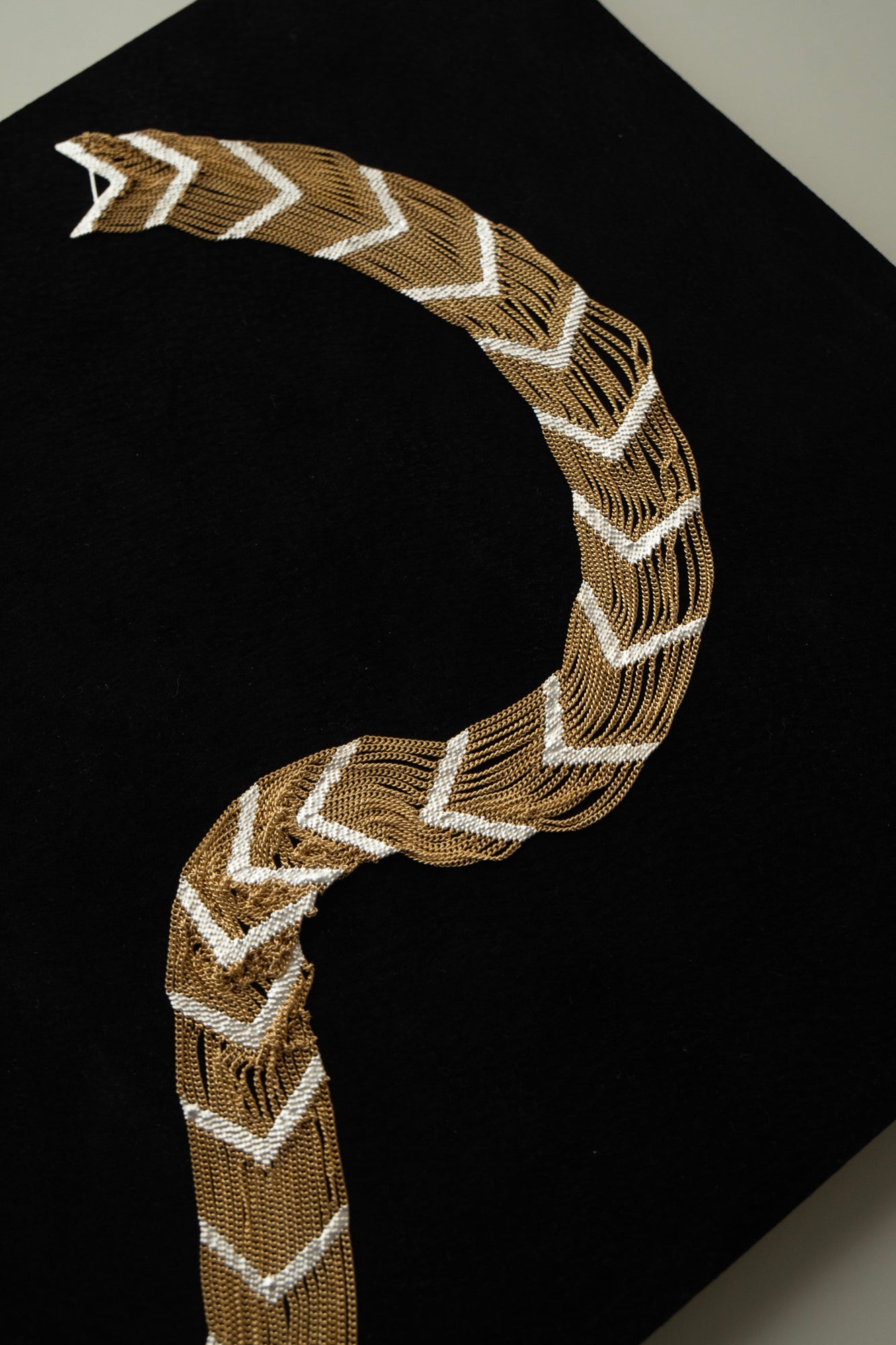 Hannah Keefe On-off Collar Necklace /Silver&Brass