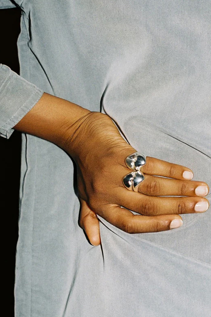 ANNIKA INEZ Heart ring Pinky /Silver