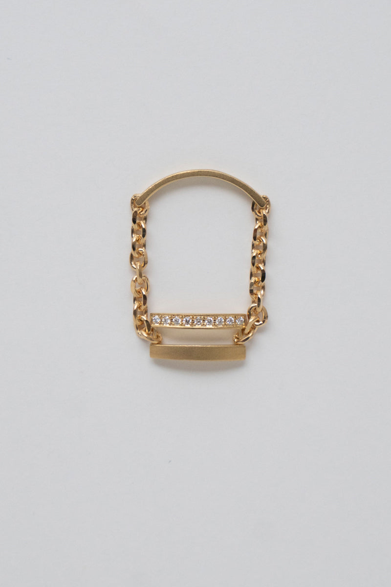 ALLIS Diamond Chain Ring /K18