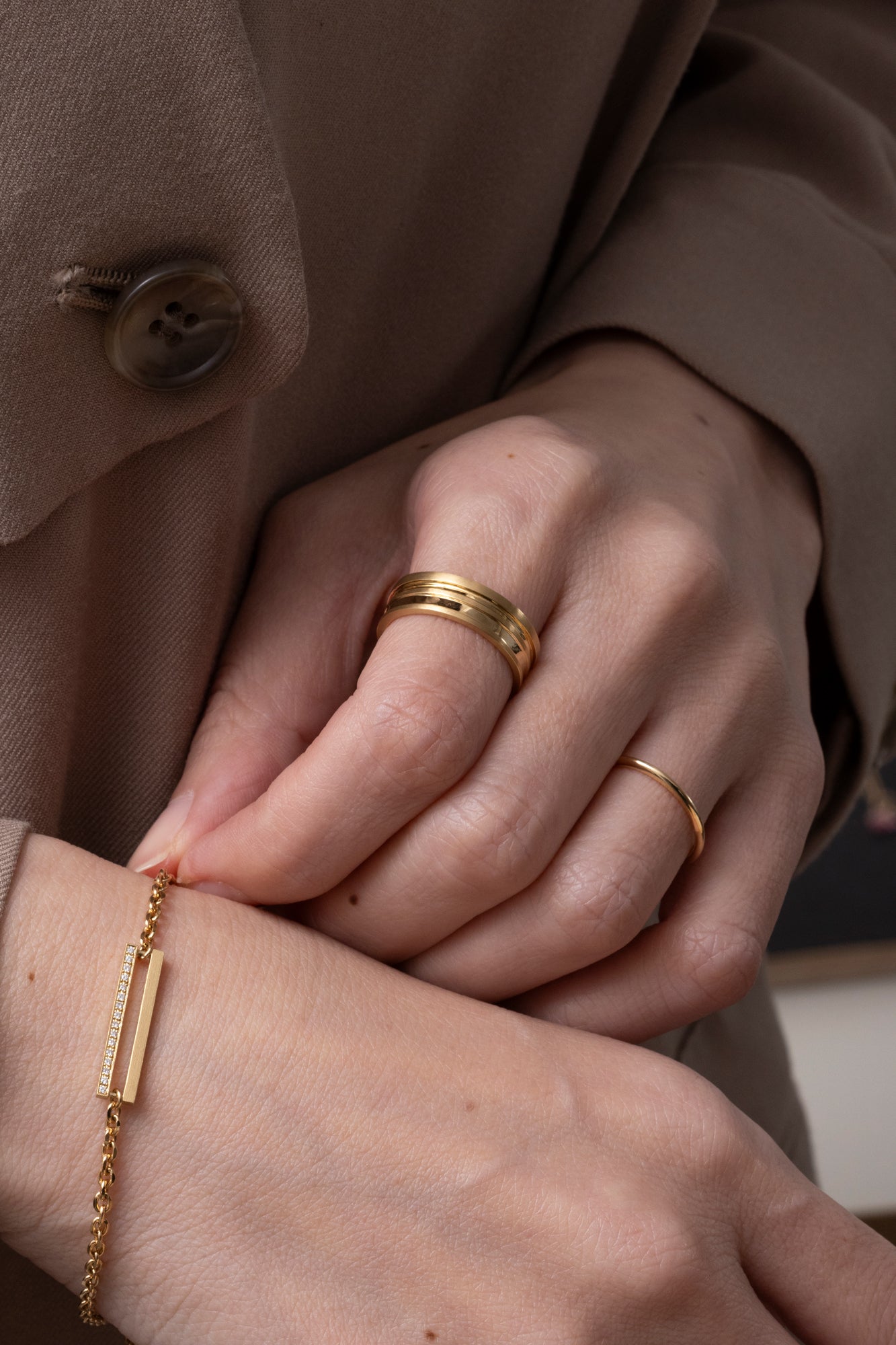 ALLIS Rail Ring Three line /K18