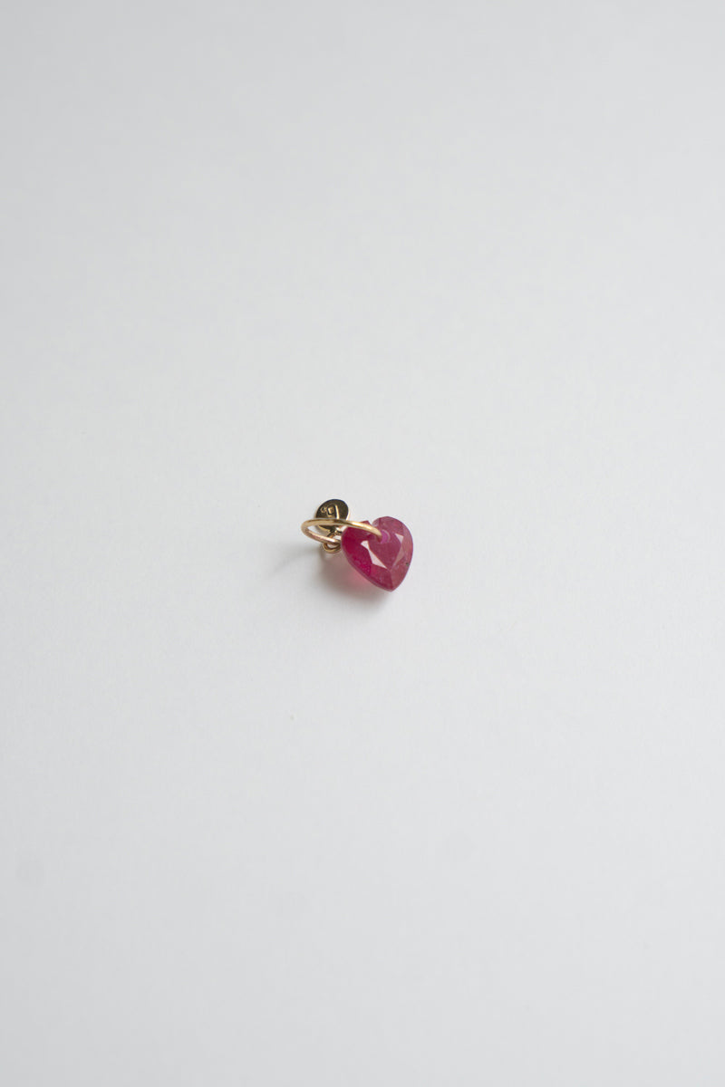 bohem Necklace Charm Top Ruby /K10