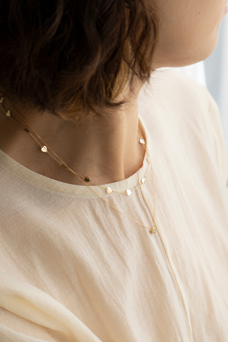 bohem Heart Loop×Loop Necklace Heart necklace A/K10