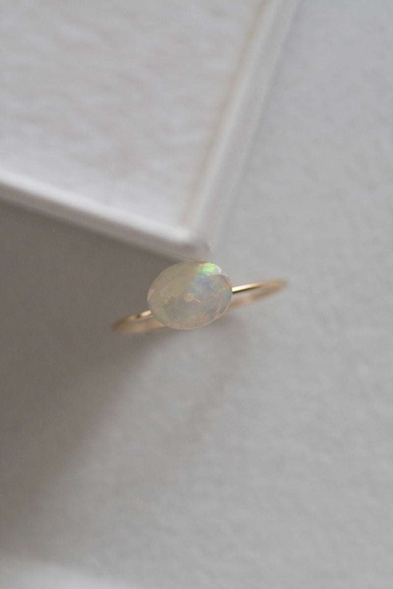 patchouli 別注 bohem Loose Stone collection Opal ring /K10