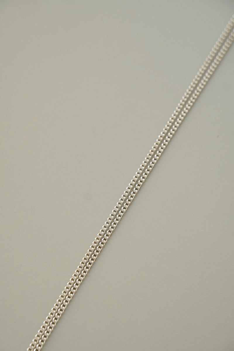 POLYTERON Coin necklace 395 /Silver&K18