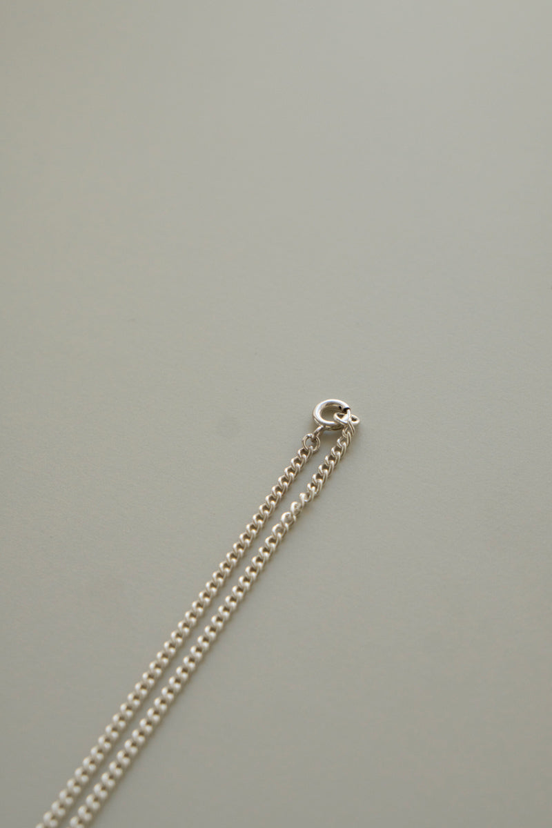 POLYTERON Coin necklace 395 /Silver&K18