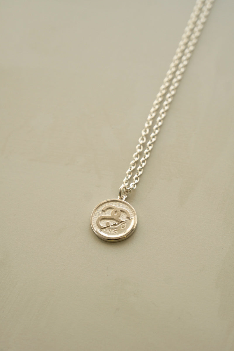 POLYTERON Coin necklace 400 /Silver