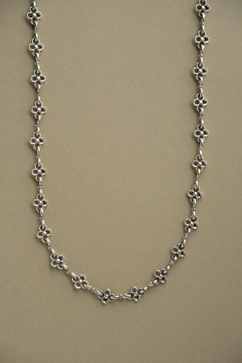 Gerochristo The Flower Chain Necklace /Silver