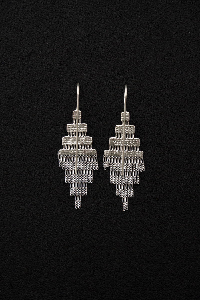 Hannah Keefe ANCHOR Pierced Earrings /Silver