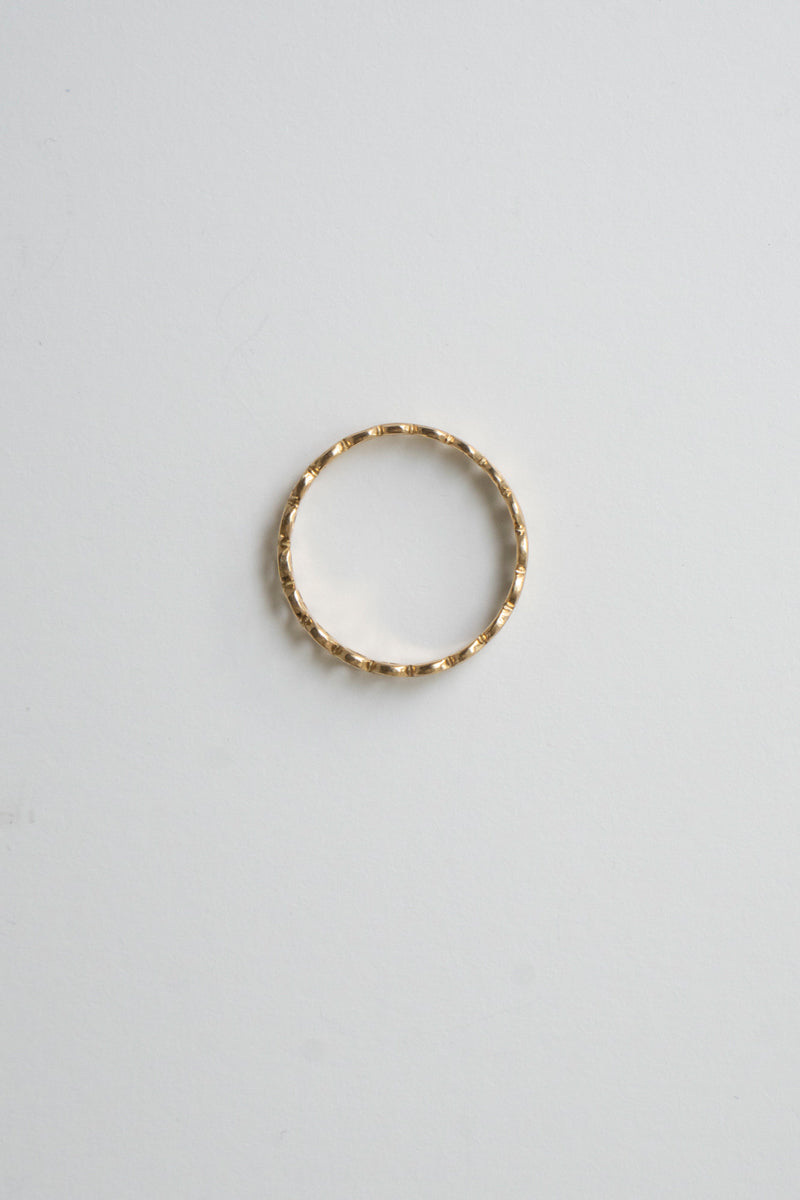 Perche? maru circle half Ring /K18