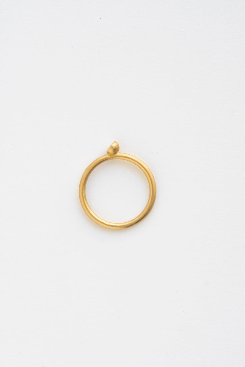 MINIMUMNUTS dot Pearl Ring Ring/K18