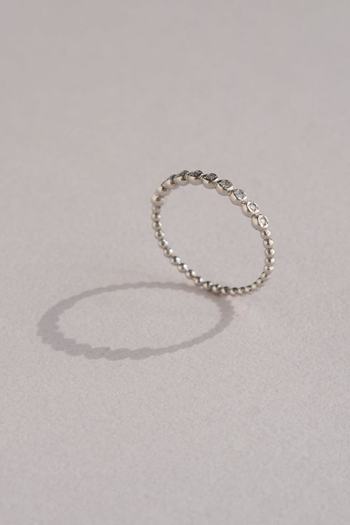 MINIMUMNUTS Dots Diamond Ring /PT900