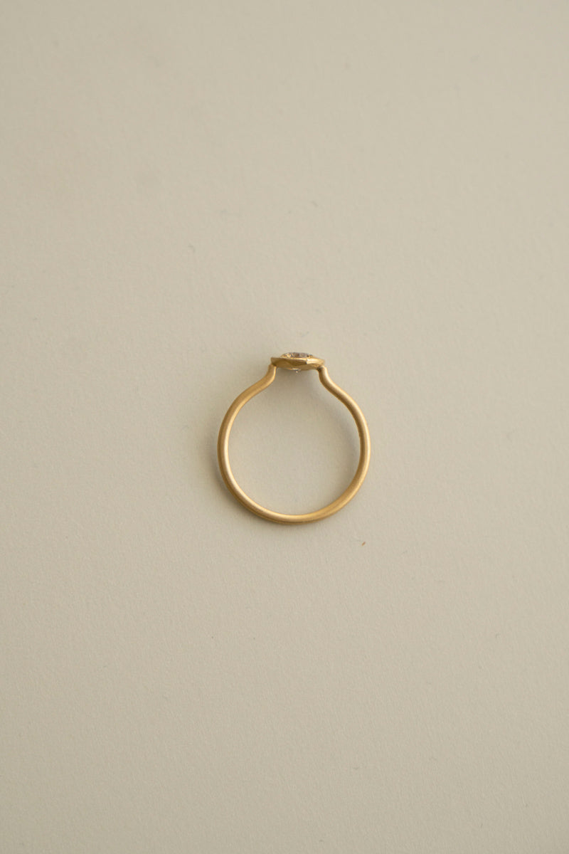 MONAKA jewellery Rinne natural diamond ring ダイヤモンドリング/K18