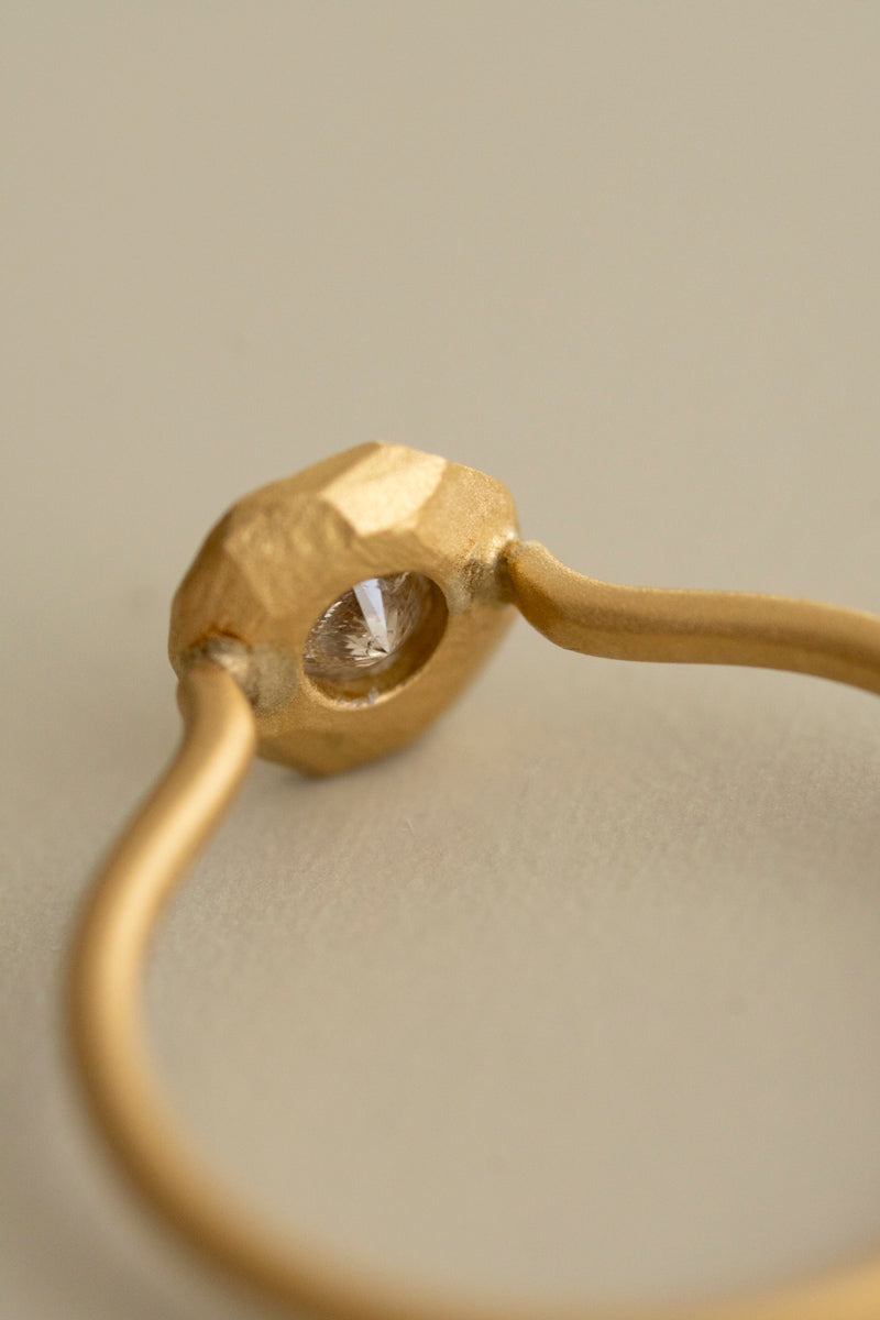 MONAKA jewellery Rinne natural diamond ring ダイヤモンドリング/K18
