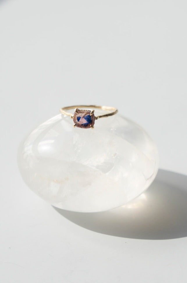 MONAKA jewellery Flat sapphire ring /K14