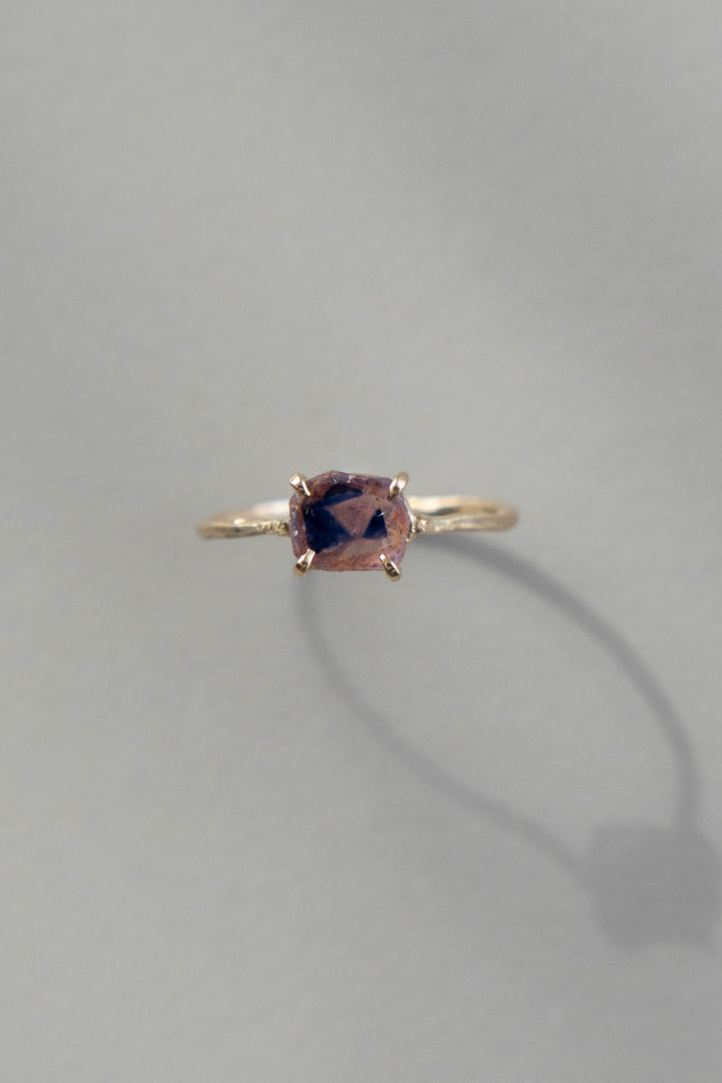 MONAKA jewellery Flat sapphire ring /K14