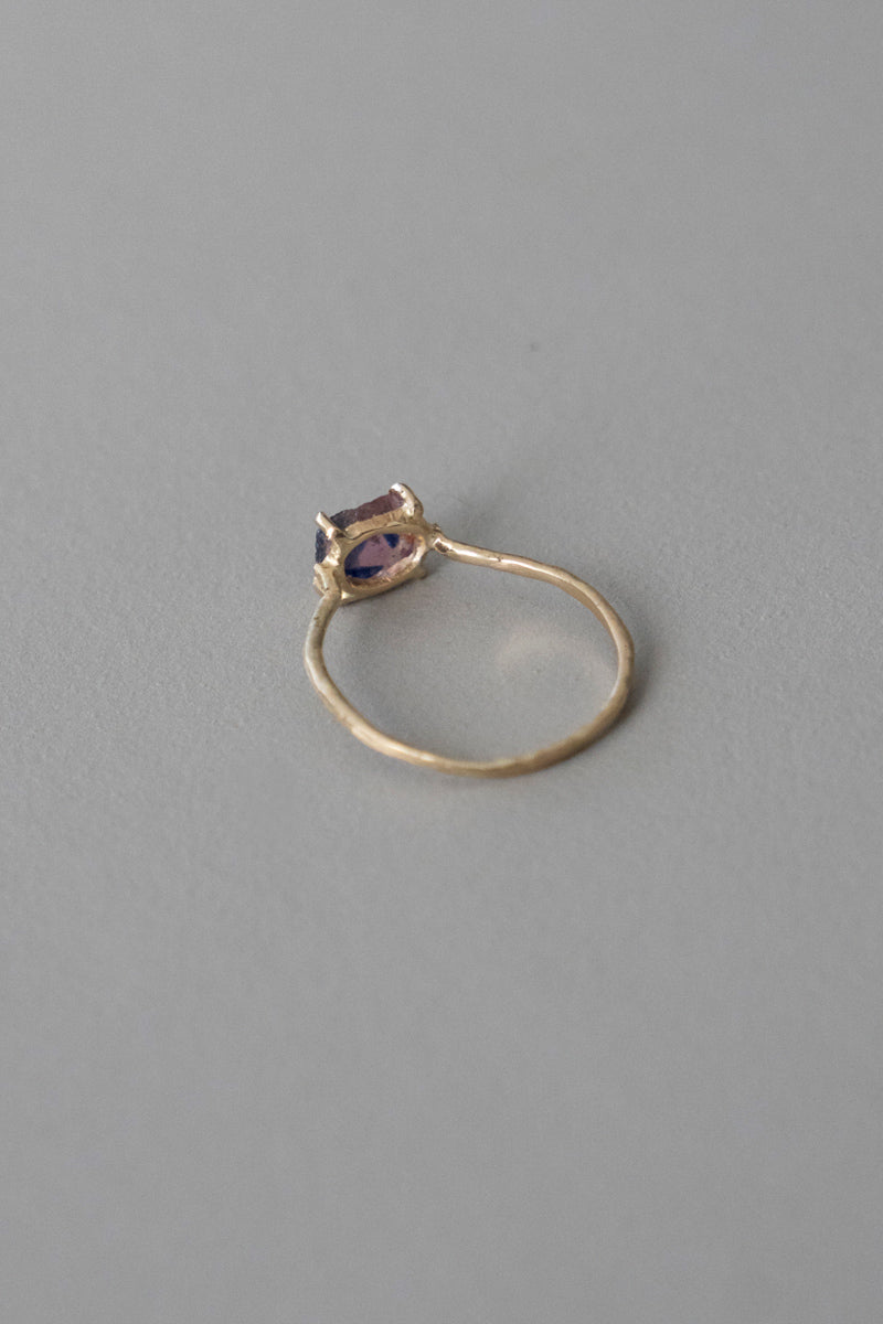 MONAKA jewellery Flat sapphire ring /K14