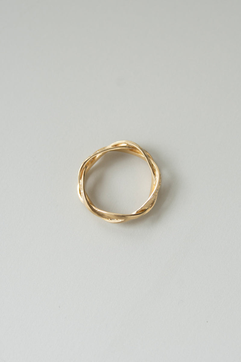 MONAKA jewellery String Ring Wide /K18