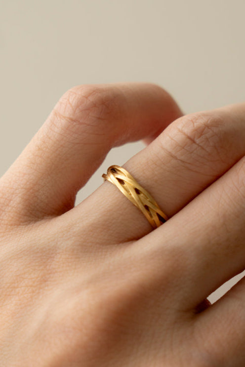 MONAKA jewellery String Ring /K18