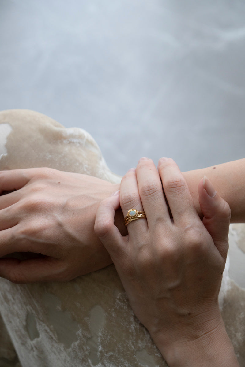 MONAKA jewellery String ring ストリングリング/K18