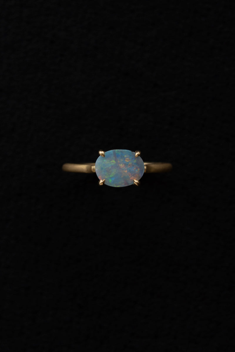 MONAKA jewellery Prong Boulder Opal Ring /K18