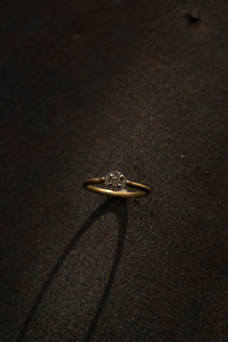 MONAKA jewellery Rinne Light Yellow Diamond Ring /K18&PT900