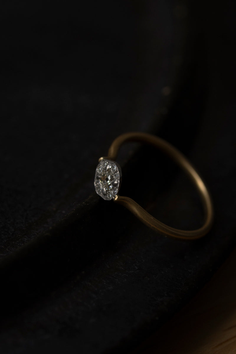MONAKA jewellery Rinne Light Yellow Diamond Ring /K18&PT900
