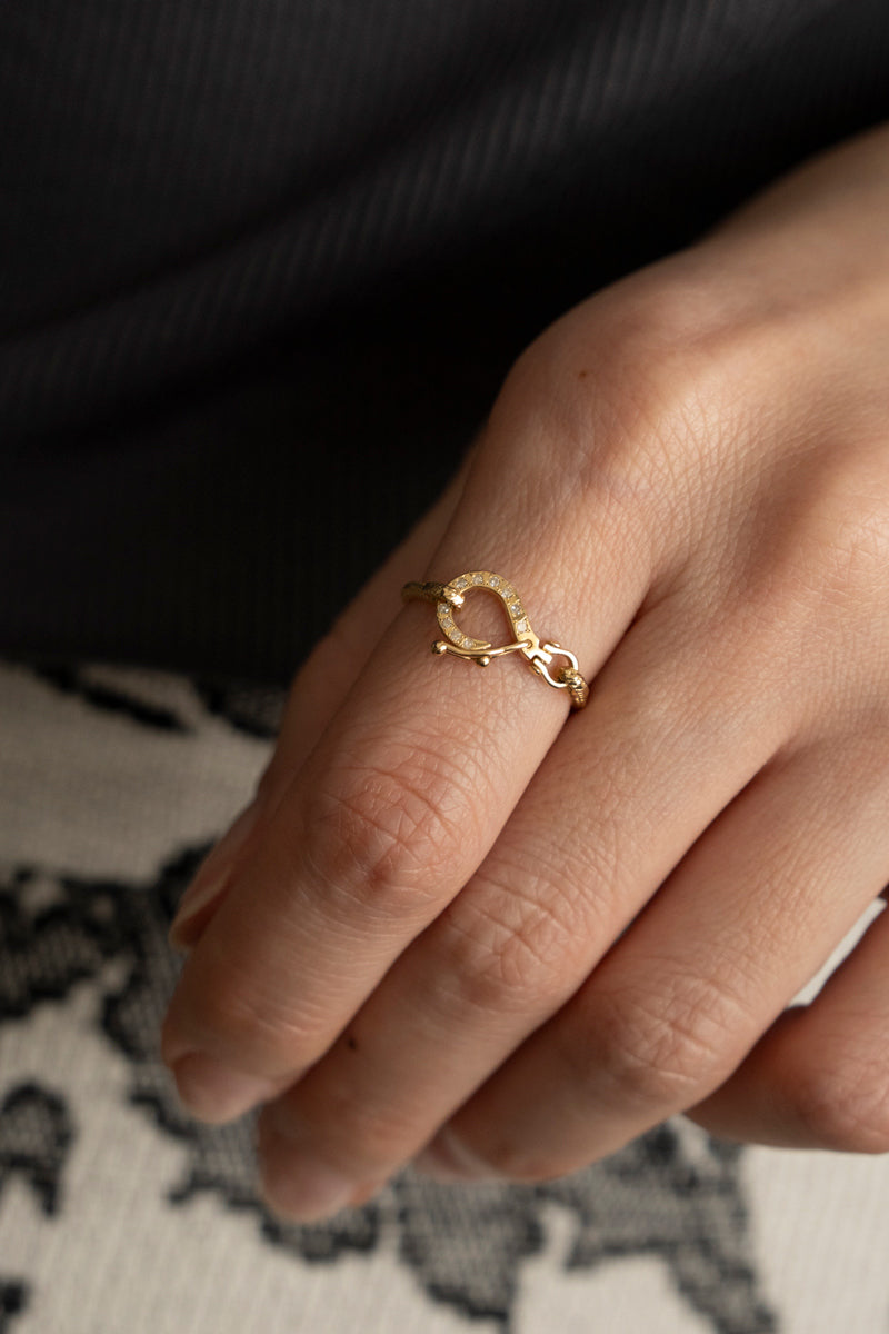 MONAKAjewellery Link Diamond Ring /K18