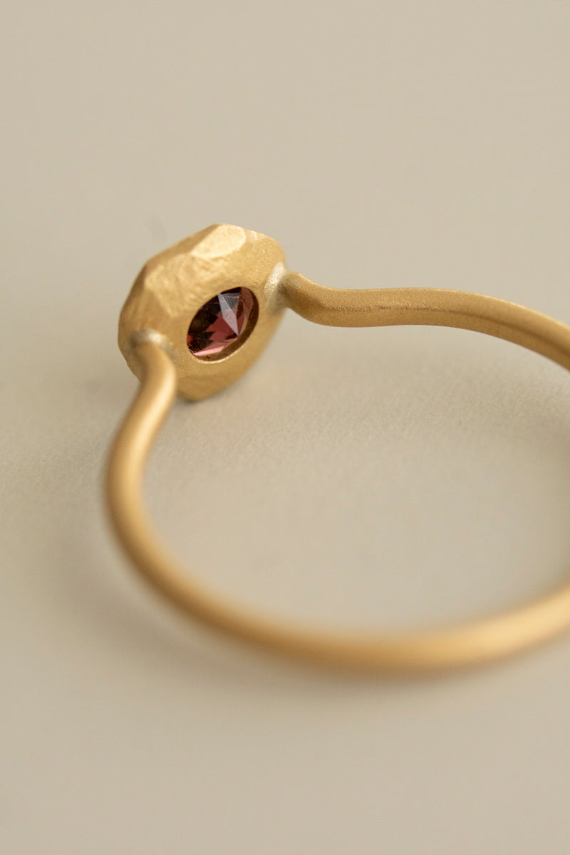 MONAKA jewellery Rinne pink tourmaline diamond ring ピンクトルマリンリング/K18