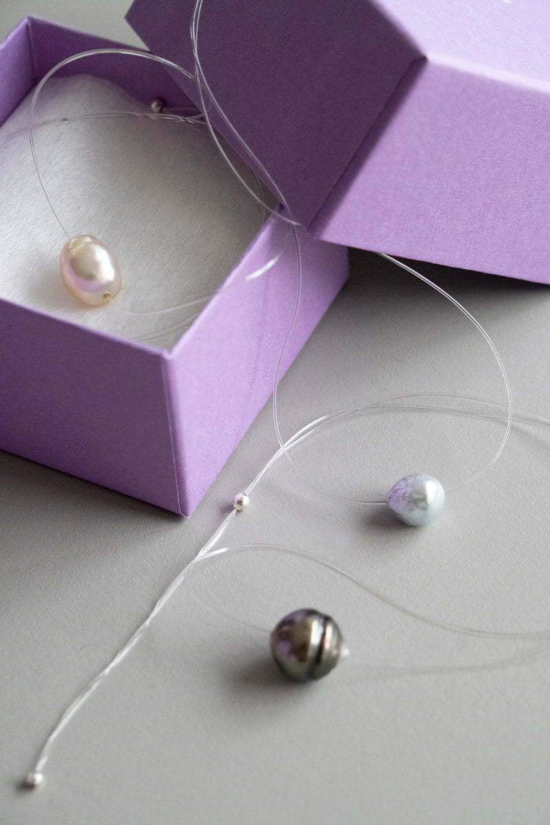 PALA Invisible pearl necklace パールネックレス/白蝶貝