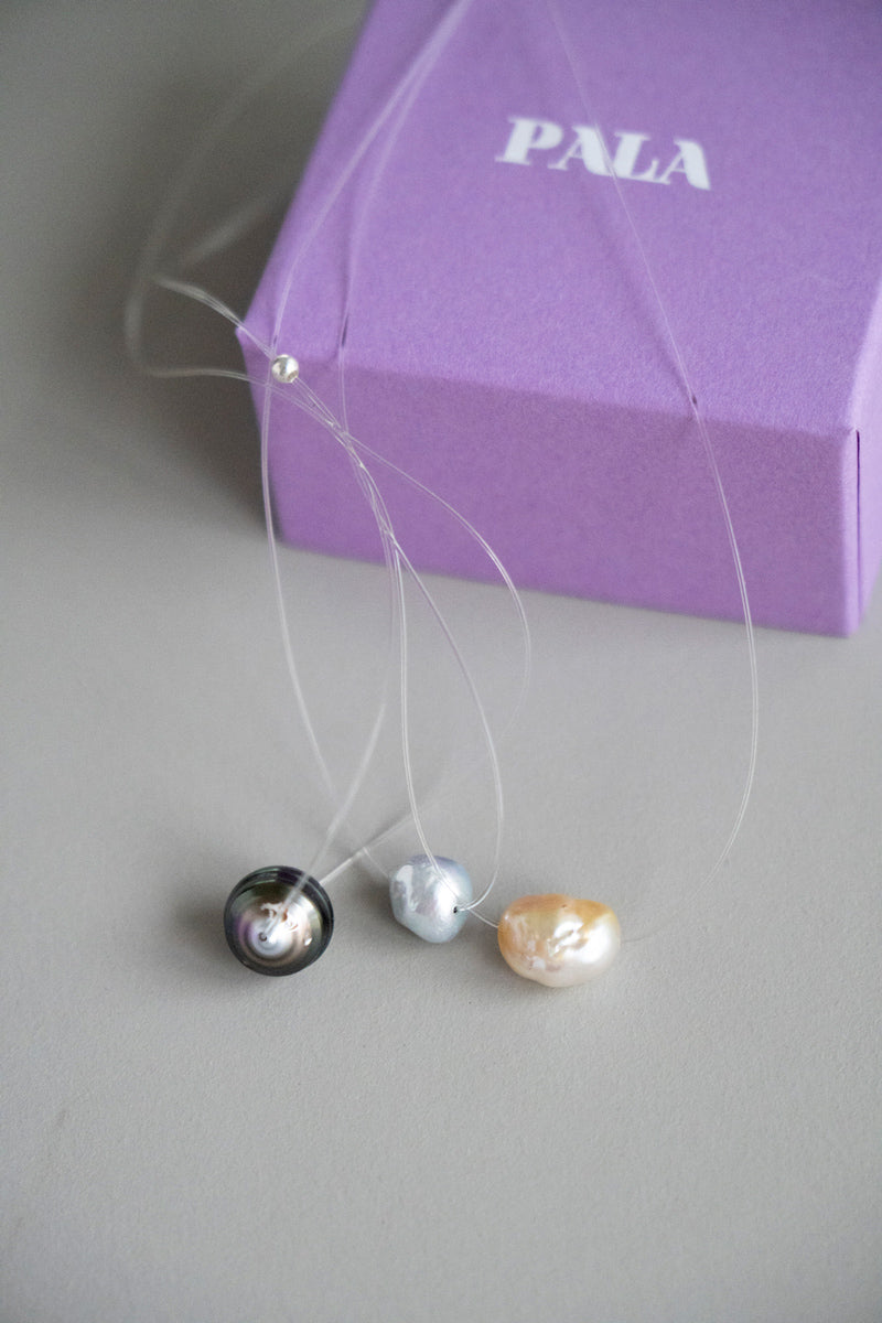 PALA Invisible pearl necklace パールネックレス/白蝶貝