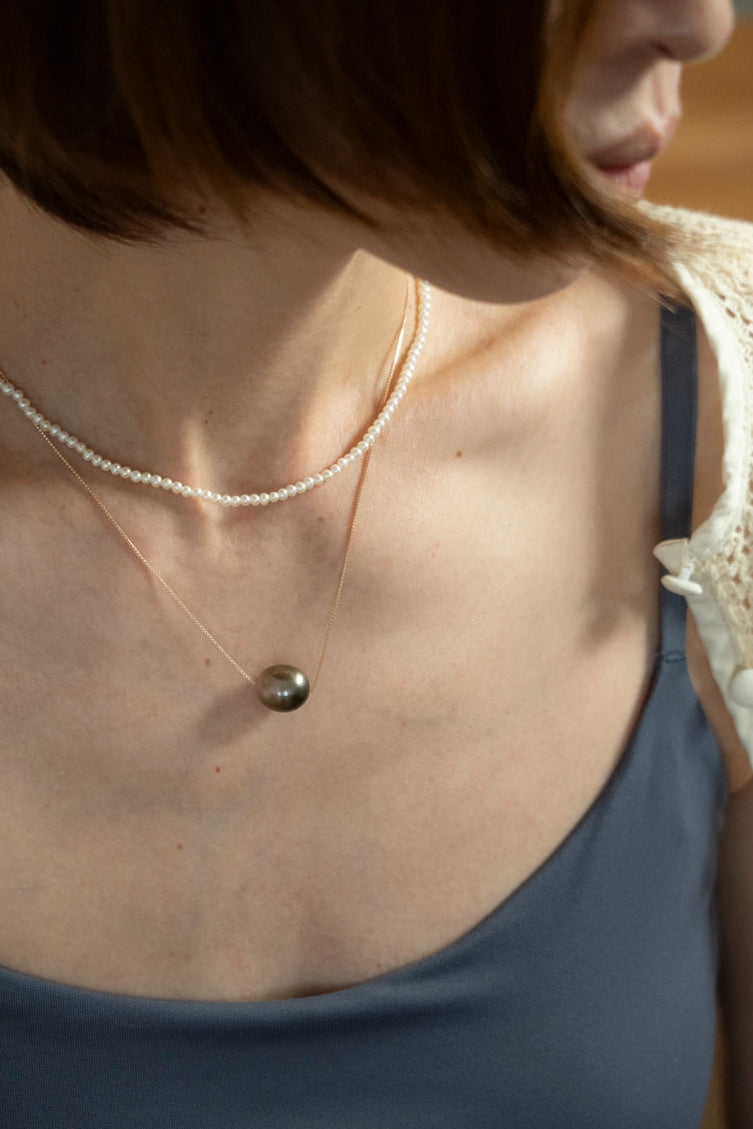 PALA braid chain hand Necklace /K10 Silver