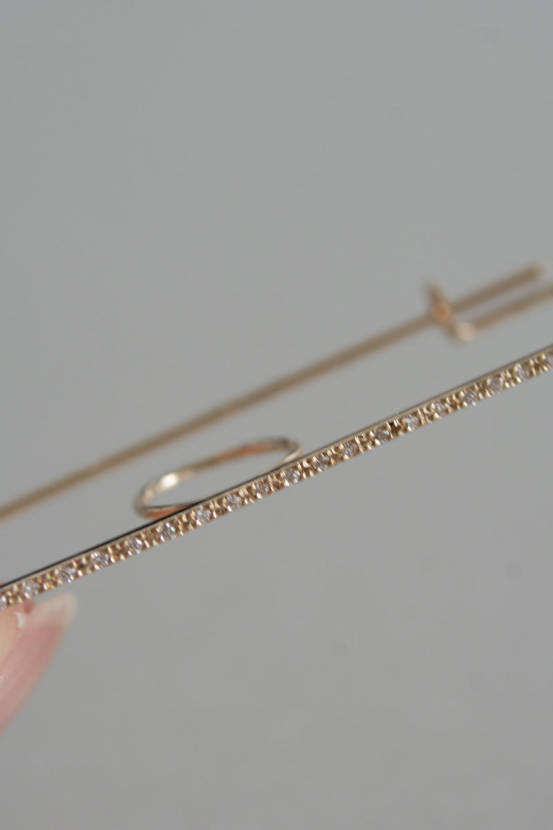 PALA Safety Pin Ear Cuff Diamond /K10