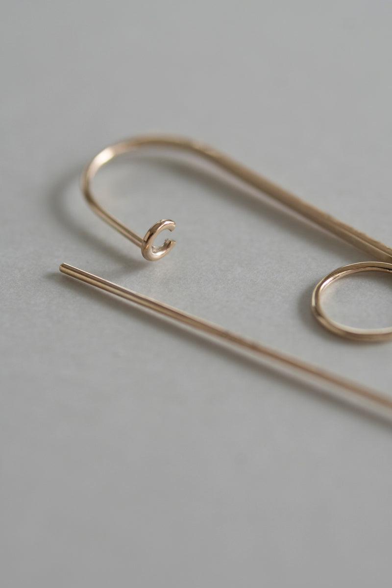 PALA Safety Pin Ear Cuff Diamond /K10