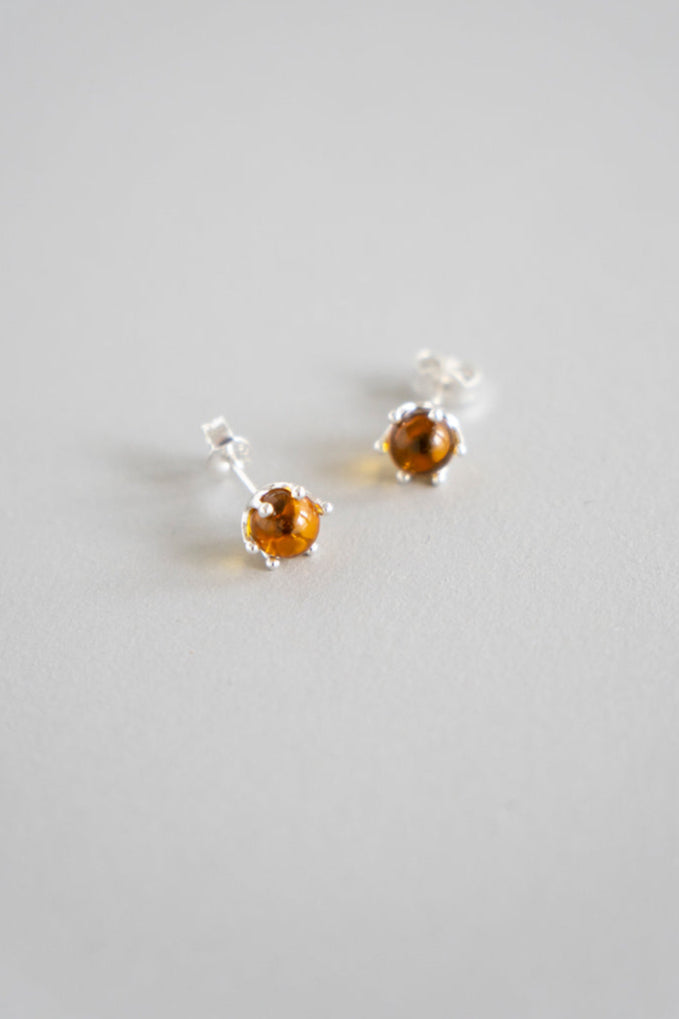 PALA Yellow amber pierce /silver