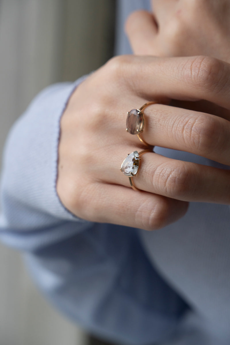 bohem Loose Stone Collection Topaz ring /K10 - patchouli Exclusive