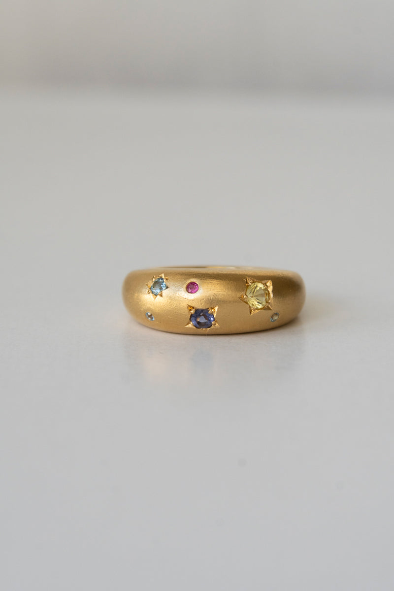 bohem × patchouli written in the stars collection Iolite mix ring C
