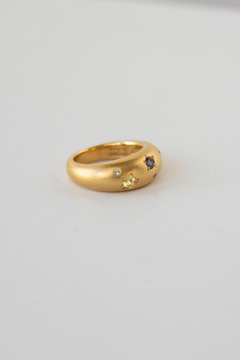 bohem × patchouli written in the stars collection Iolite mix ring C