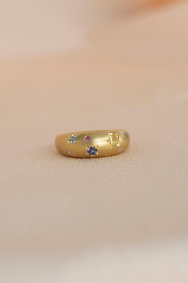 bohem × patchouli written in the stars collection Iolite mix ring C