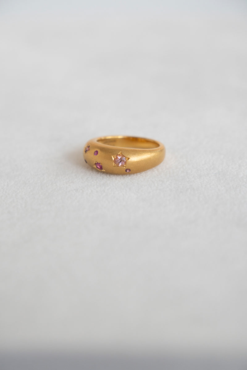 bohem × patchouli written in the stars collection ruby mix ring C